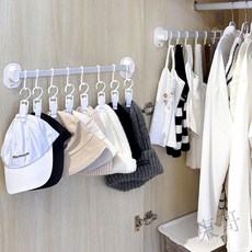 FB 臺灣出 壁掛收納架 學生宿捨墻上收納 衣服掛架 吊帶帽子包包掛鈎 衣櫃置物架 衣物收納 JI2H, [3個裝掛鉤架]6鉤+8鉤+10鉤,1套, 1個