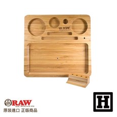 RAW Bamboo Tray 西班牙捲菸盤 吸磁設計 竹製捲菸盤 Joint Blunt, 1個