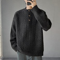 스타일닥터 남자 라운드 니트 스웨터 남자 패션 루즈핏 스웨터