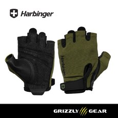 Harbinger Power Gloves 2.0 重訓健身運動手套 軍綠, 1個