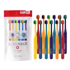 DRBURDLE 迷你刷頭牙刷組, 12入, 1個