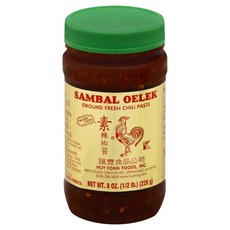 Huy Fong Sambal Oelek 칠리 페이스트 8온스 3팩 Huy Fong Sambal Oelek 칠리 페이스트 8온스 3팩, 226g, 1개