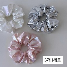 [모닝하트] 여아 오로라 곱창 스크런치 헤어끈