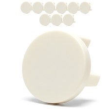 다이써생활 프리미엄 콘센트 안전 커버 아기 전기 보호캡, 01.크림, 10개