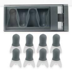 새킨드 비행기 기압용 귀마개 그레이, 4개, 4쌍