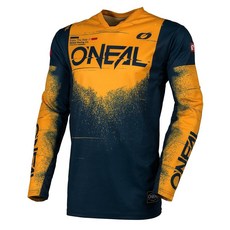 O'NEAL Hardwear Jersey 남성용 스와이프 화이트/블랙 XL 198087, 블루/오렌지