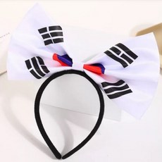태극기 머리띠 인생네컷 파티머리띠 체육대회 응원머리띠 행사, 1개, 상세페이지 참조
