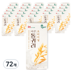 삼육네이처세븐 통귀리 오리지널 두유, 72개, 190ml