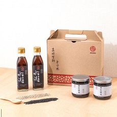 JanLau 真材實料 老字號 小磨白麻油 黑芝麻醬, 4個, 200ml