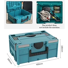 쌓을 수 있는 이동식 공구함 다기능 유지보수 공구 케이스 대용량 보관 공구함 차고용 하드웨어 공구함, 02 M2 Tool box