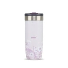 TYESO 櫻花圖案保溫杯 710ML / 24FL.OZ SUS304, 紫宸花敘, 1個