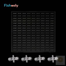 스토어-이유 루바망일자핏 구피 치어 분리 격리 수조 어항 아크릴 물고기 칸막이, 2-어항칸막-438X438mm, 2-어항칸막-438X438mm