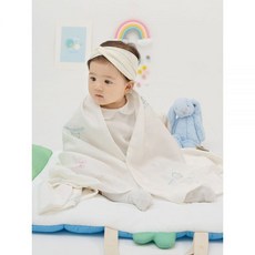 밀로앤개비 듀라론 냉감 아기 여름이불 블랭킷 쁘띠 프렌즈