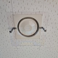 에어컨닥터 에어컨바람막이 윈드바이저 염가형 출시, 사각 디퓨져 4.5mm 일반형(외경 300mm), 1개