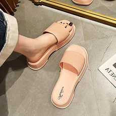 코지 라탄 여성슈즈 샌들, 40(250), 그린