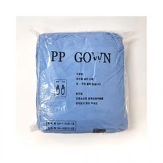 pp 부직포가운 파랑 루미나D 10매, 1개, 기본