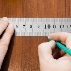 자 엔지니어 건축가 양면 스케일 정밀 측정 도구, 기본