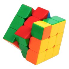 회전 큐브 3x3 1P 색맞추기 사각 블록 창의력 블럭 창의력 스피드 큐브 게임 루빅스 dew+8946Rp