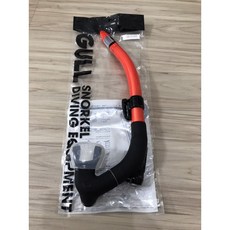 島嶼潛水GULL SUPER BULLET呼吸管 現貨 GS-3180, 橘/黑, 橘/黑