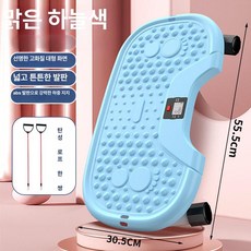 운동기구 복부 운동 허리 홈짐 하체 옆구리 가정용 홈트, 1개, 블루 당김줄+계기