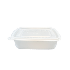 체인컴퍼니 밀폐 사각 죽용기 소 650ml, 1세트, 50개