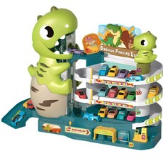 恐龍電動軌道組裝汽車大樓闖關大冒險玩具, 新款-恐龍滾滾石軌道，不可連結, 1套