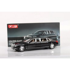 벤츠 Maybach 자동차 다이캐스트 S680 S650 GLS600 인테리어 소품 장난감, 2. S600 블랙