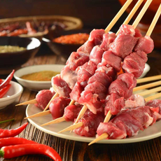 아시아셰프 양꼬치 캠핑 수제 양꼬치 (무양념) 200g / 10개