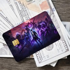 나 혼자만 레벨업 신용카드 스킨스티커 보호필름, 18x13.5CM, z1