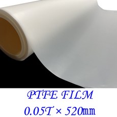 PTFE FILM Skived Sheet(0.05T-520mm-1m), 1개