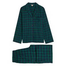 에버제이 타탄 프린트 파자마 세트