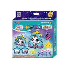 종이나라 / 캐치 티니핑 글라스아트 썬캐쳐 / 캐치티니핑 티니핑글라스아트 썬데코 윈도우아트 윈도우데코 썬데코모빌 스테인드글라스 키링만들기 티니핑키링 물감놀이, 3.초롱핑, 1개