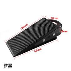 【 199出貨】家門阻器 防風門塞 門擋 免打孔專用固定楔子 頂門橡膠門檔 防撞器, 304黑色把手門塞, 1個
