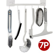 위슬러 2세대 욕실 청소 7종 모서리솔 틈새솔 스퀴지 커브형 변기솔 거치대, 1개, WSL4477-A