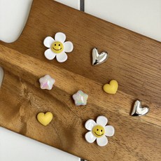 치치랜드 냉장고 자석 인테리어 스마일 꽃