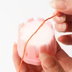 포에스 컴팩트 수용성 실코팅 왁스 바느질 퀼트 자수 (색상랜덤), 1개, 색상랜덤