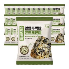 한끼통살 영양주먹밥 곤드레현미밥, 30개, 100g