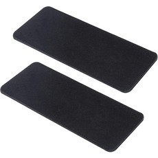 펠트 가방 바닥 받침 뜨개질 가방 핸드메이드 DIY 액세서리 블랙 직사각형 보강판 131x305mm 2개 세트 가방 바닥 보강 및 형태 잡기
