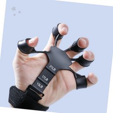 손 간편 운동 밴드 휴대 악력 실리콘 훈련 근력 핸드 활용 그립 도구 손가락, 1개, 상세페이지 참조