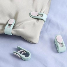10p/20p 1초 시트 고정 클립 이불 밀림방지 매트리스 커버 집게 패드 홀더, 20개, 그린