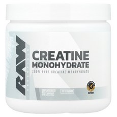 로 뉴트리션 Raw Nutrition 필수 영양소 크레아틴 일수화물 무맛 150g5.29oz125123원산지:기타, 149 g, 150g, 1개