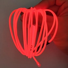 LED바 DIY 광섬유 3V 배터리 /1m LE 110vB 네온 EL Adapter Wit, 1개