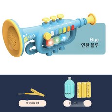 색소폰 장난감 음악 아이보리레드 색소폰 선물 연주 클라리넷 원목악기 악기, 1개, 소형 해파리 레드 끈+충전기 포함