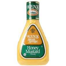 켄스 스테이크 하우스 허니 머스타드 드레싱 453.6그램 Ken's Steak House Honey Mustard Dressing 16 oz, 1개