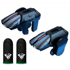 올리스트 스마트폰 모바일 게임 트리거 게임용 골무 세트, 1개, 블랙, AT1