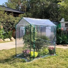 길냥이 비닐하우스 길고양이 방한 투명 겨울급식소 온실, 1개, V. 대형 경사지붕 투명 디자인 외부 커버 130901