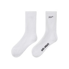 악셀아리가토 로고 자수 양말
