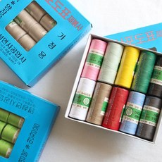 1개- 40수2합) 소가당 미니재봉사 (39컬러) - 산포도표재봉사 / 가정용재봉사 홈즈패브릭, 30 곤색, 1개