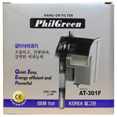 필그린 걸이식여과기 AT-301F, 1개