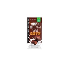 빙그레 설탕이 들어가지 않은 초코우유 190mL 24팩